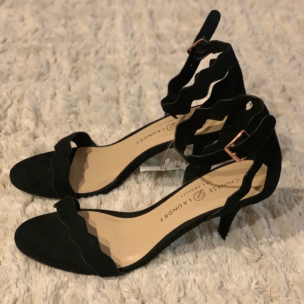 Women Shoes Black Chinese Laundry Size 8 Suede New w/Tags